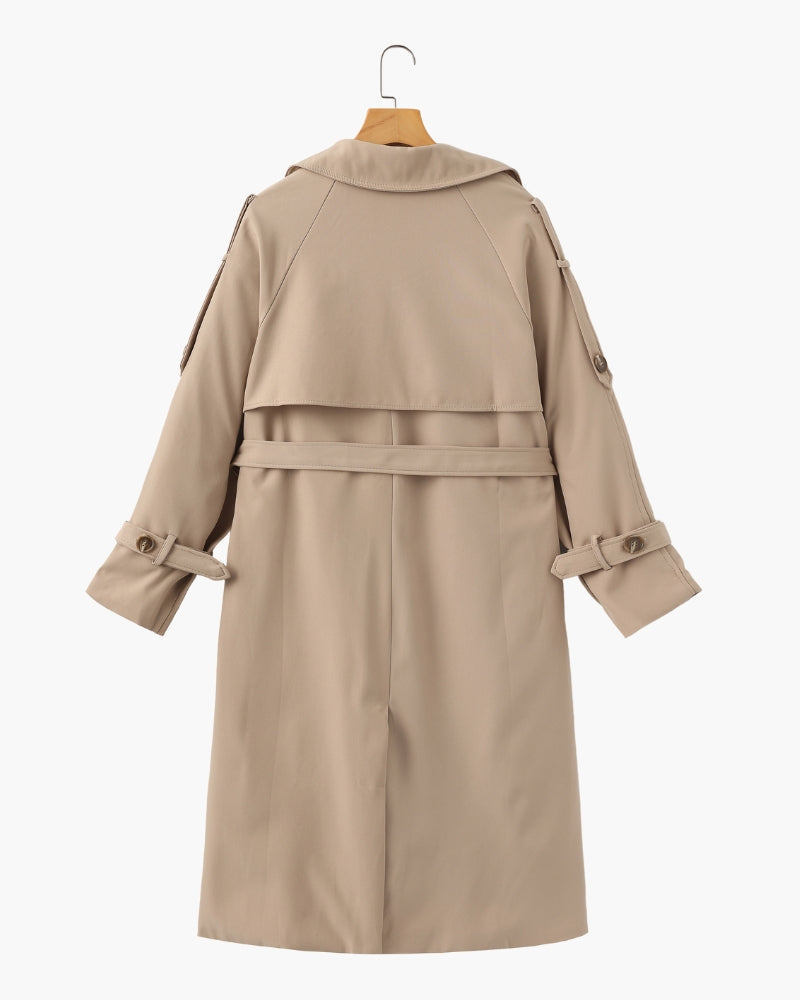 Heritage Trench craft detail mocha outerwear Italian Design