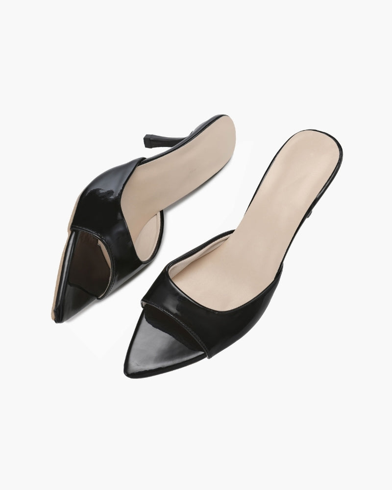 Gia Heels styling view nude shoe Italian Design
