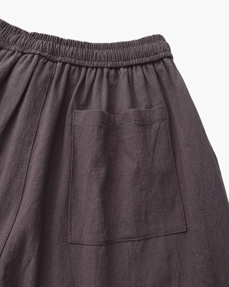 Lago Shorts studio view gray shorts Italian Design