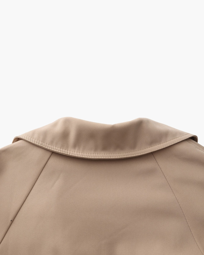 Heritage Trench studio view mocha outerwear Italian Design