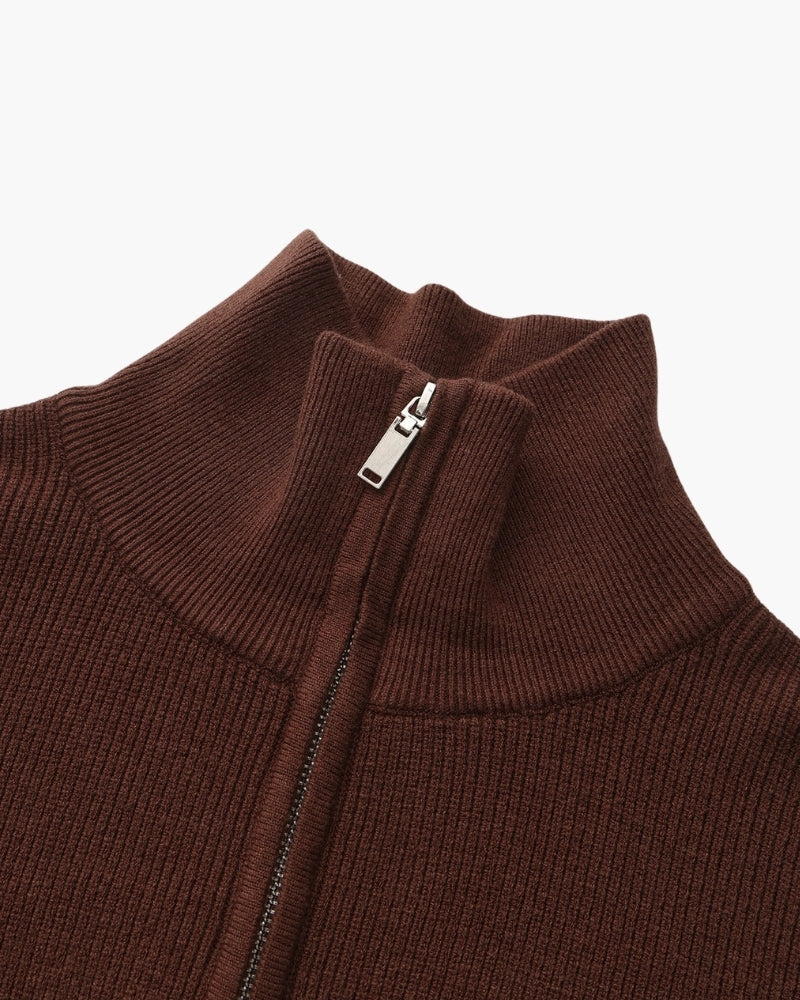 Refined Half-Zip Knit Pullover alternate view 1 Italian Design Pianizzo