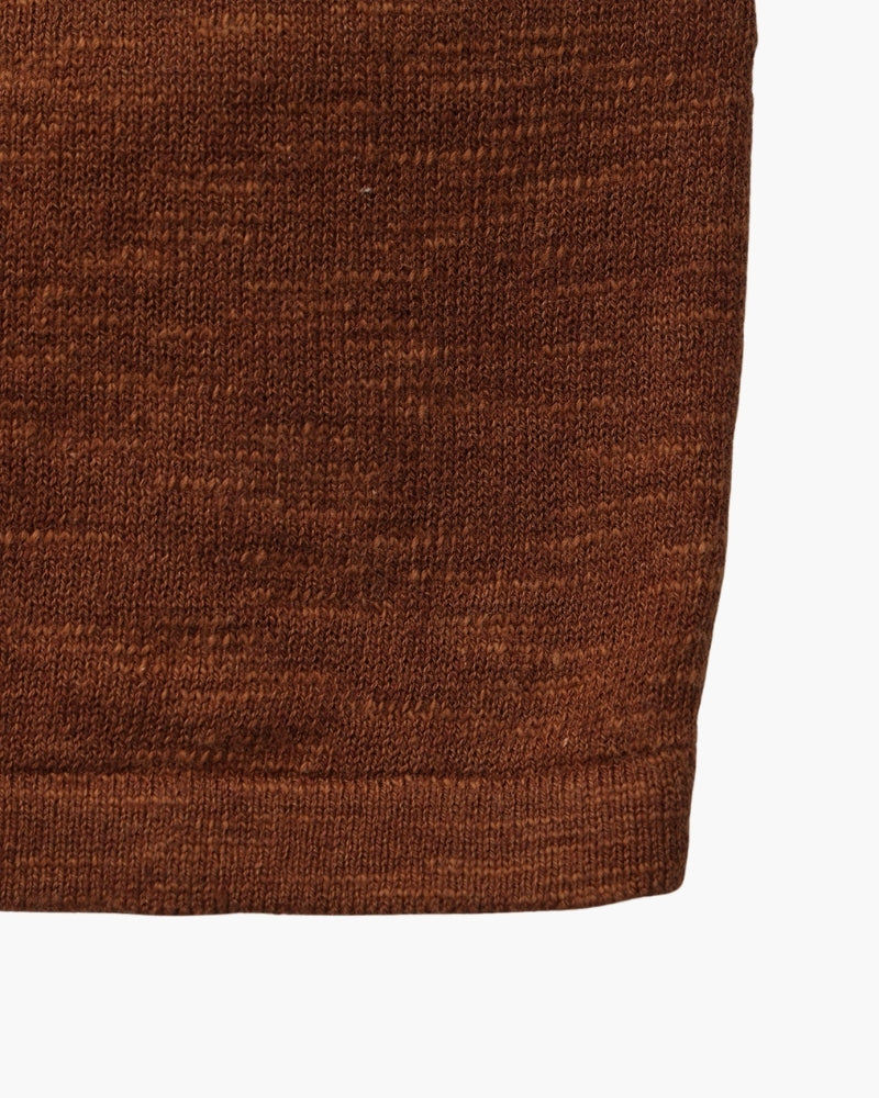 Linen Cotton Essential Crewneck alternate view 2 Italian Design Pianizzo