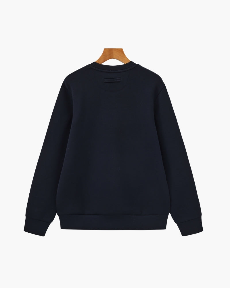 Classic Modal Blend Crewneck Sweatshirt alternate view 2 Italian Design Pianizzo