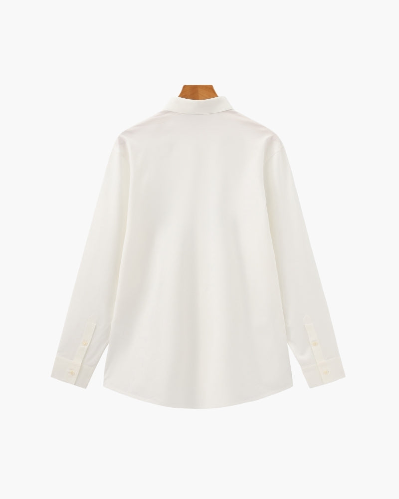 Tailored Cotton Flex Shirt alternate view 2 Italian Design Pianizzo