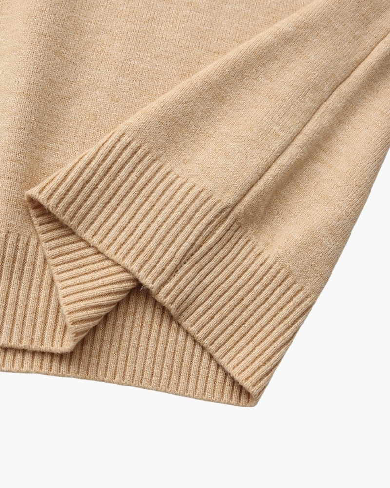 Essential Ribbed Mock Neck Sweater alternate view 3 Italian Design Pianizzo