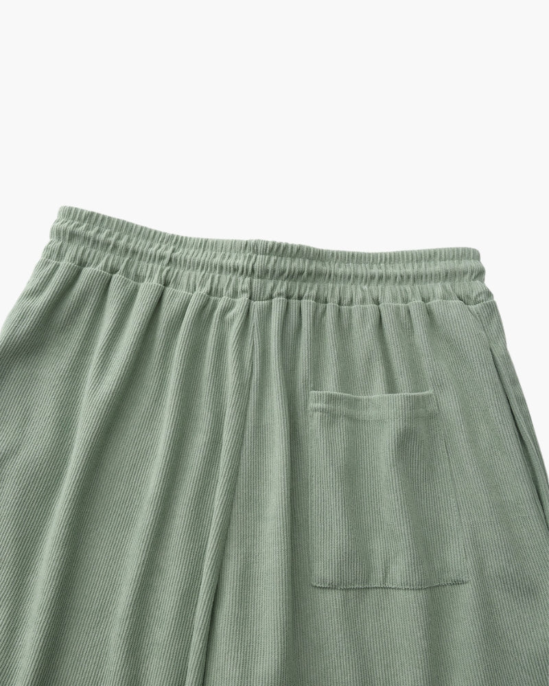 Seastride Shorts on-body view green shorts Italian Design
