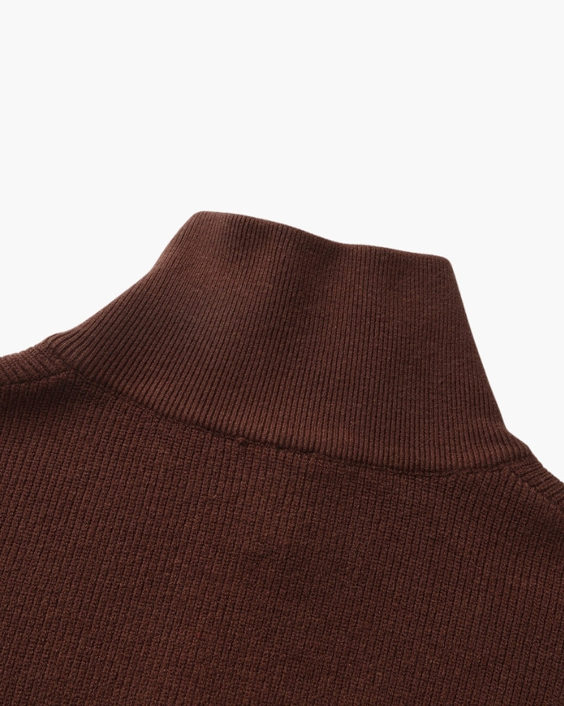Refined Half-Zip Knit Pullover alternate view 3 Italian Design Pianizzo