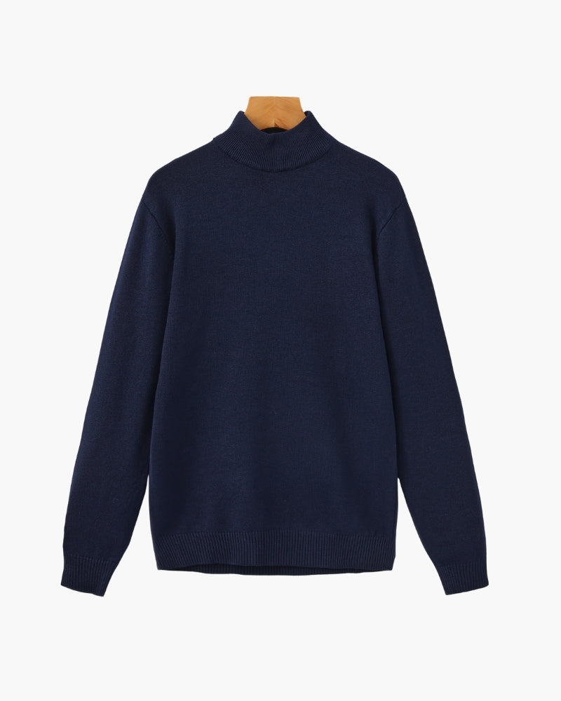 Essential Ribbed Mock Neck Sweater alternate view 4 Italian Design Pianizzo