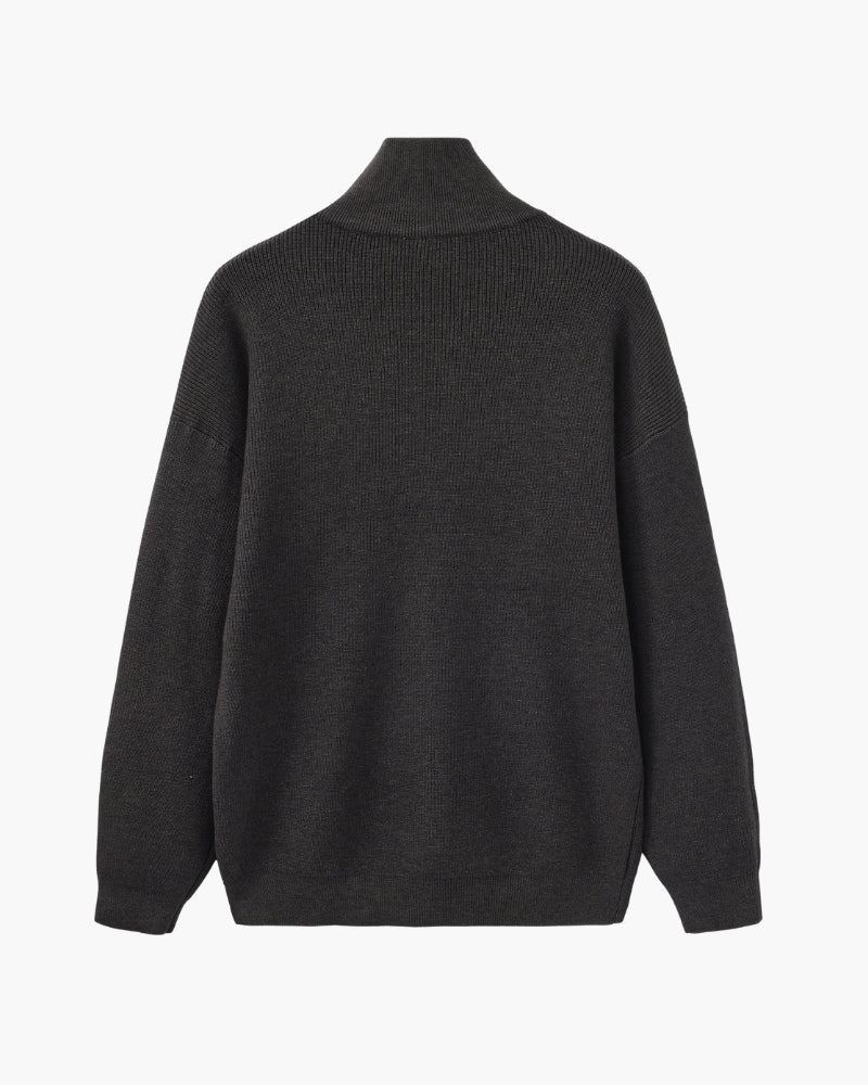 Refined Half-Zip Knit Pullover alternate view 7 Italian Design Pianizzo