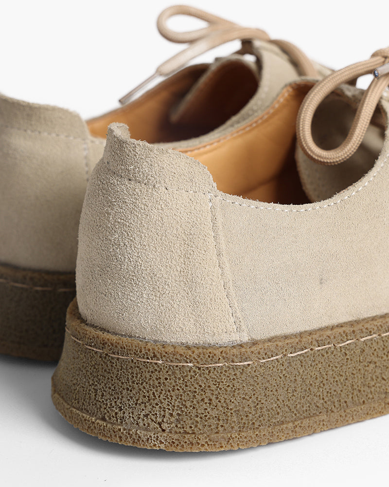 Premium Suede City Shoes fabric detail brown suede Italian Design