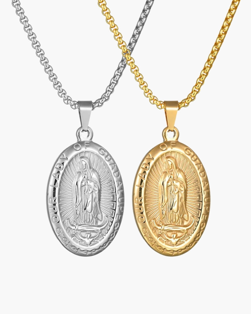 Oval Medallion front view gold piece Italian Design