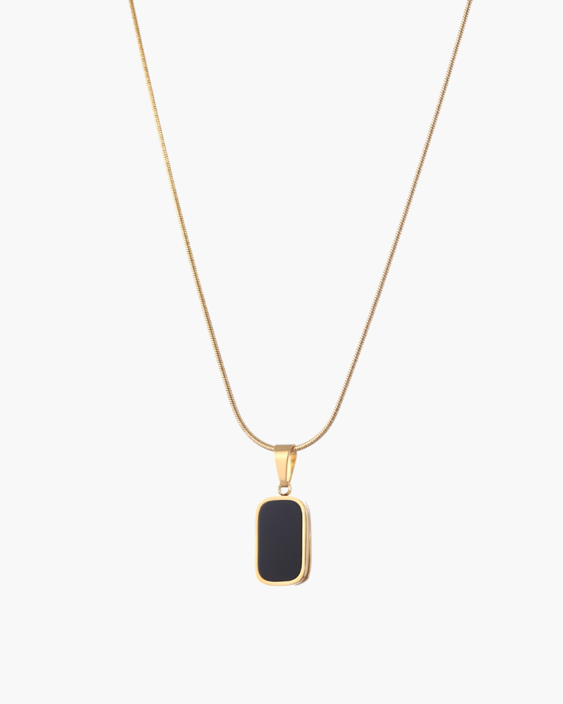 Noir Necklace front view jewelry Italian Design