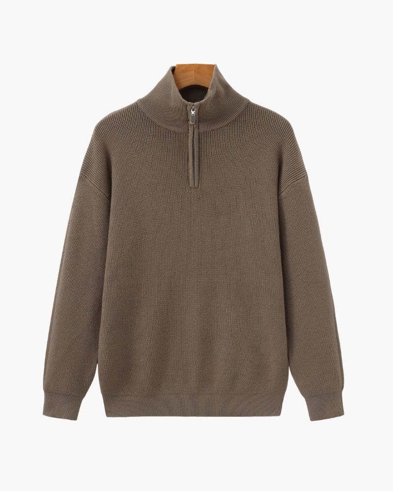 Refined Half-Zip Knit Pullover alternate view 13 Italian Design Pianizzo