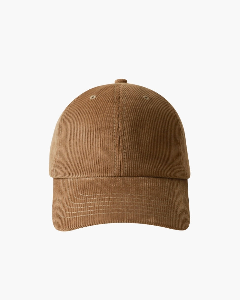 Classic Cord Cap on-body view milky white cap Italian Design