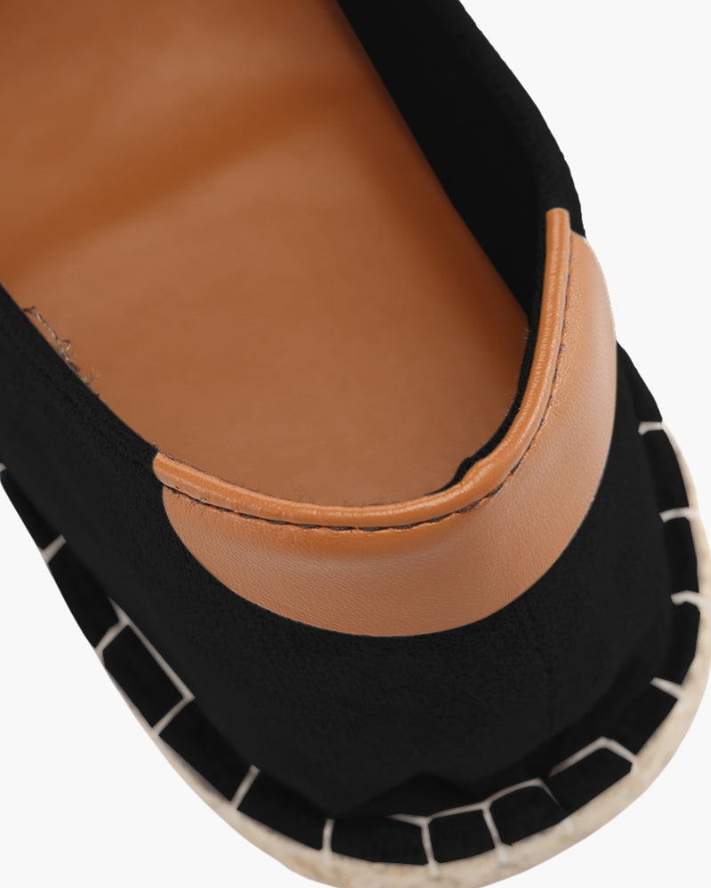 Soho Espadrilles side profile black shoe Italian Design