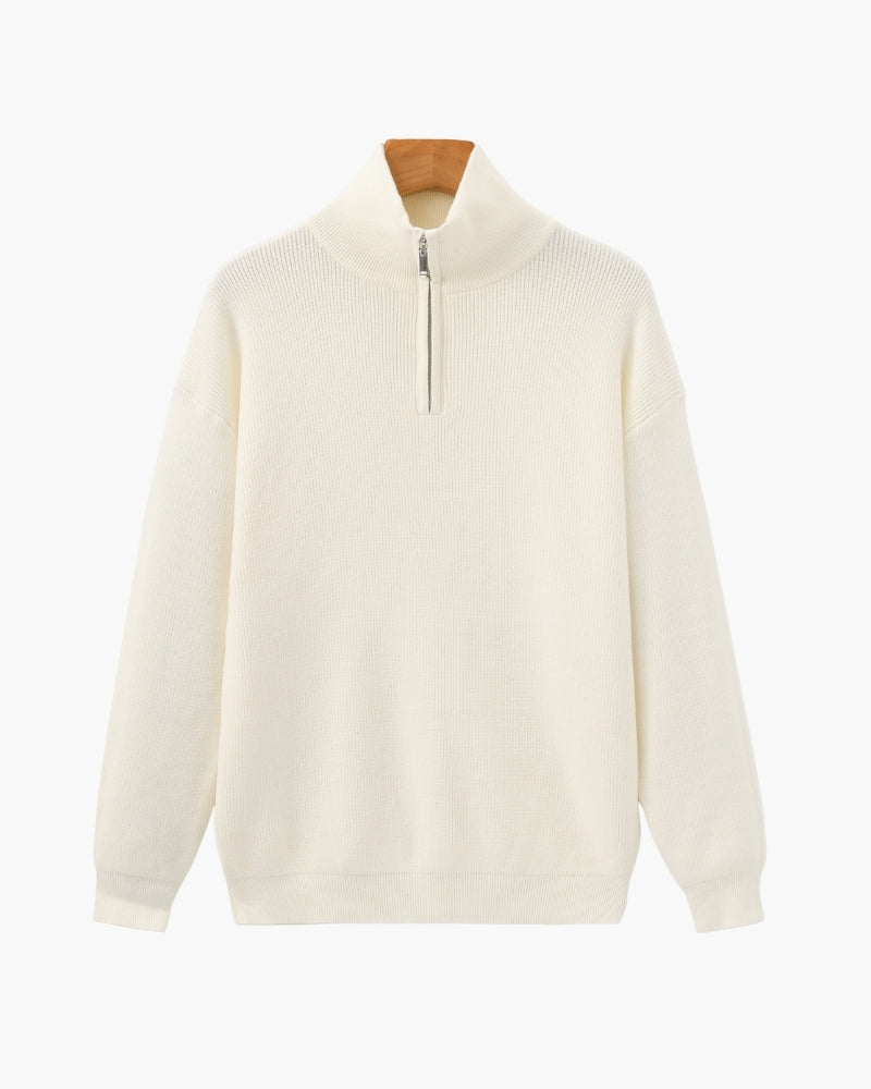 Refined Half-Zip Knit Pullover alternate view 28 Italian Design Pianizzo