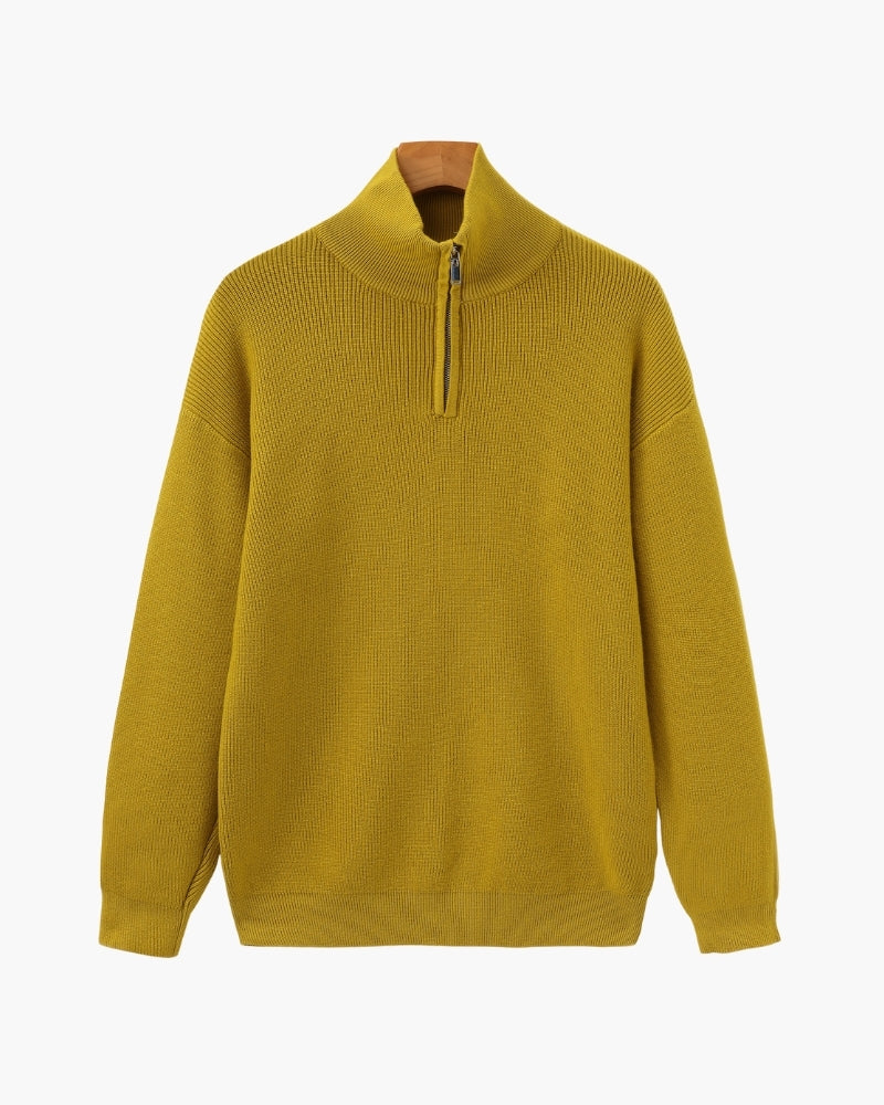 Refined Half-Zip Knit Pullover alternate view 31 Italian Design Pianizzo