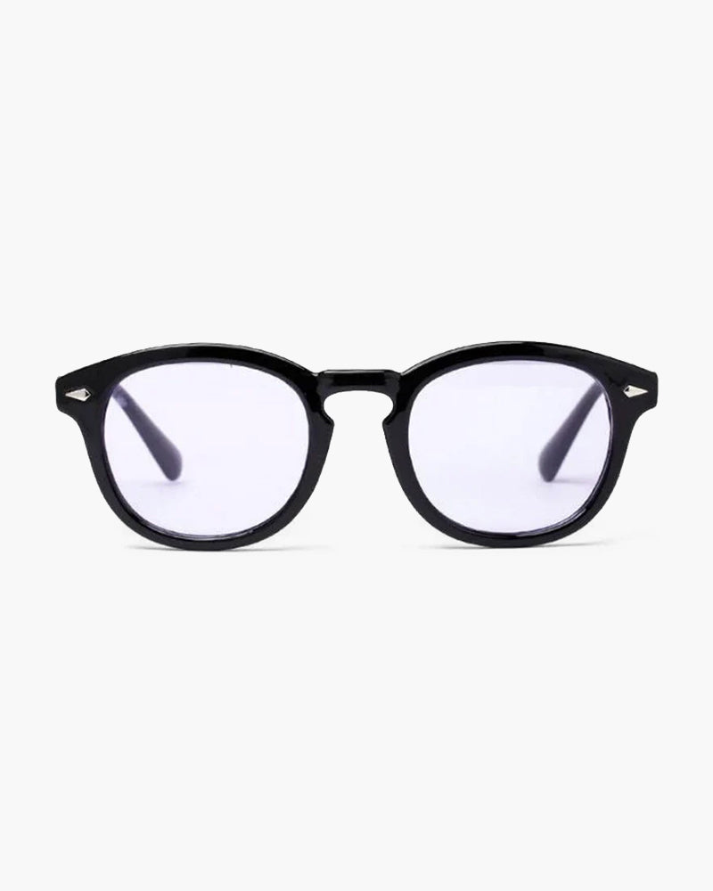 Old Money Tinted Glasses detail view transparant sunglasses Italian Design