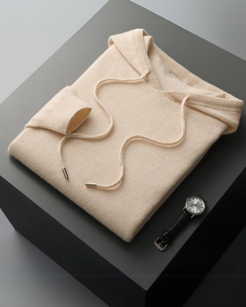 Moletom em 100% Cashmere com Capuz – Positano