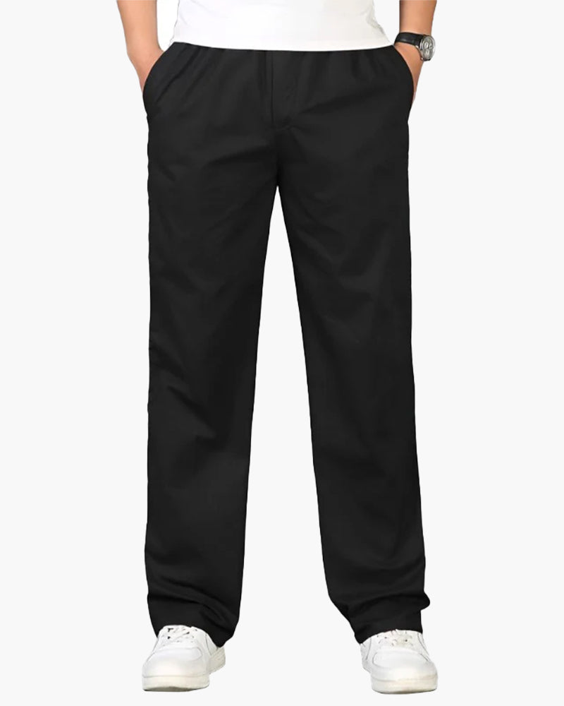 Capri Cotton Pantalon back view light gray cotton Italian Design