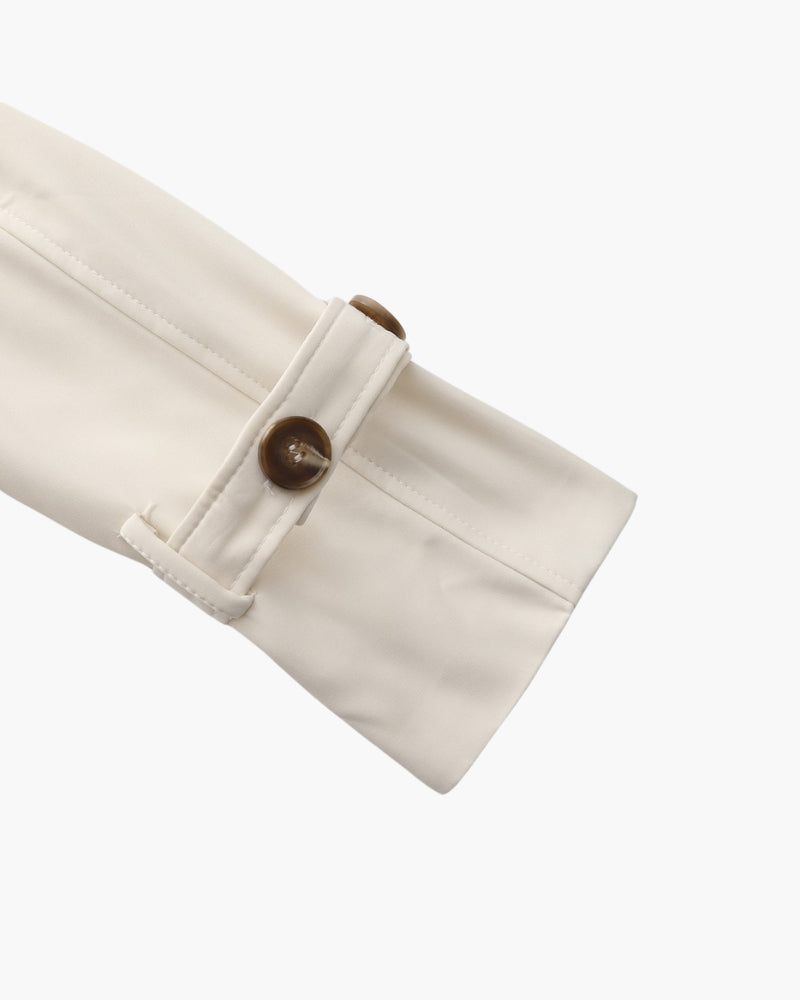 Heritage Trench product view mocha outerwear Italian Design