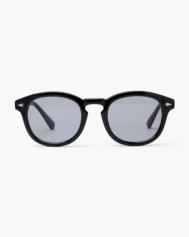 Old Money Tinted Glasses side profile transparant sunglasses Italian Design