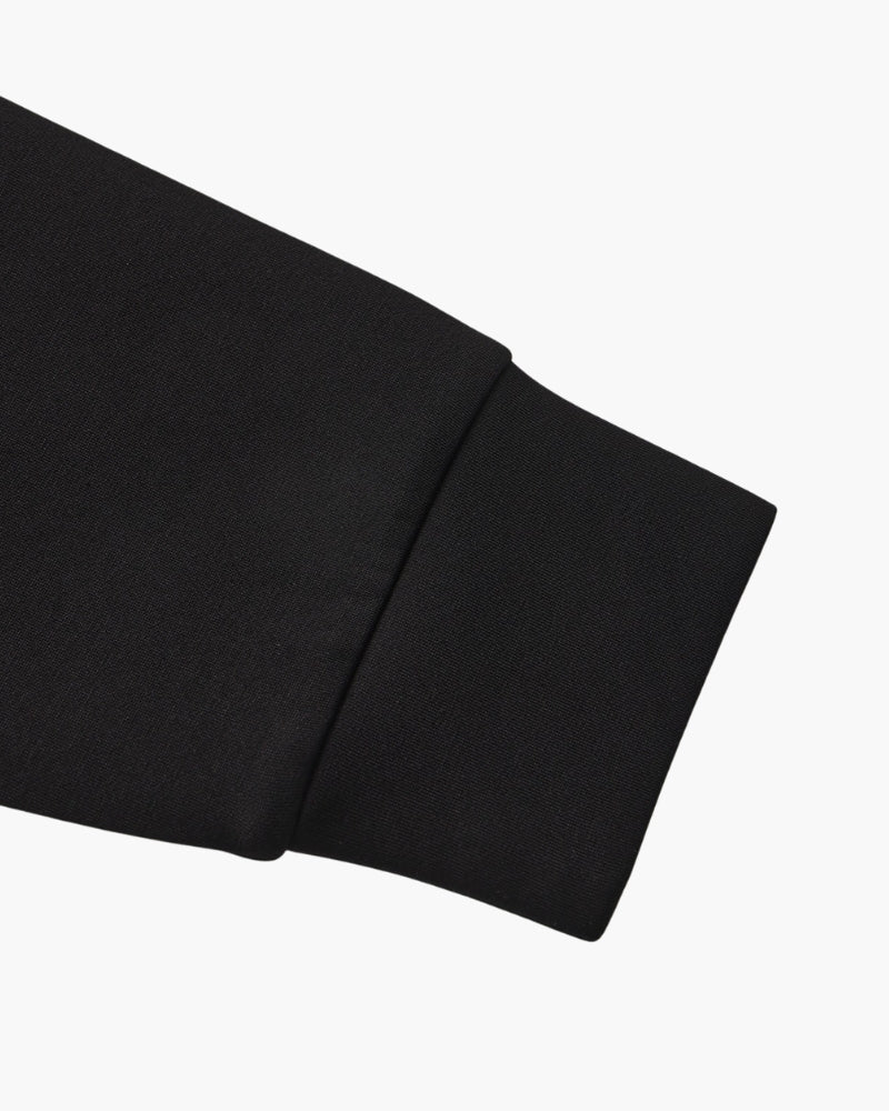 Classic Modal Blend Crewneck Sweatshirt lifestyle view black modal blend Italian Design