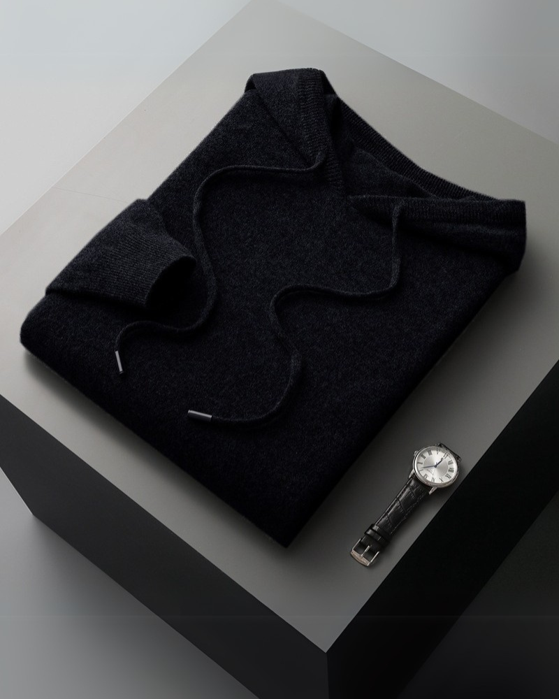Moletom em 100% Cashmere com Capuz – Positano