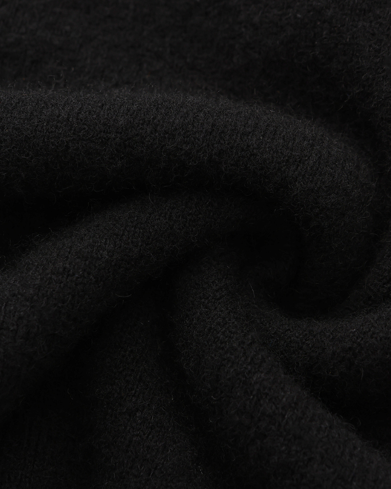 Foto do Tecido da Polo Veneza da Pianizzo em cashmere com gola clássica e malha refinada