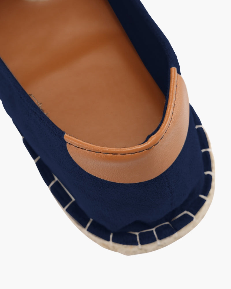 Soho Espadrilles lifestyle view black shoe Italian Design