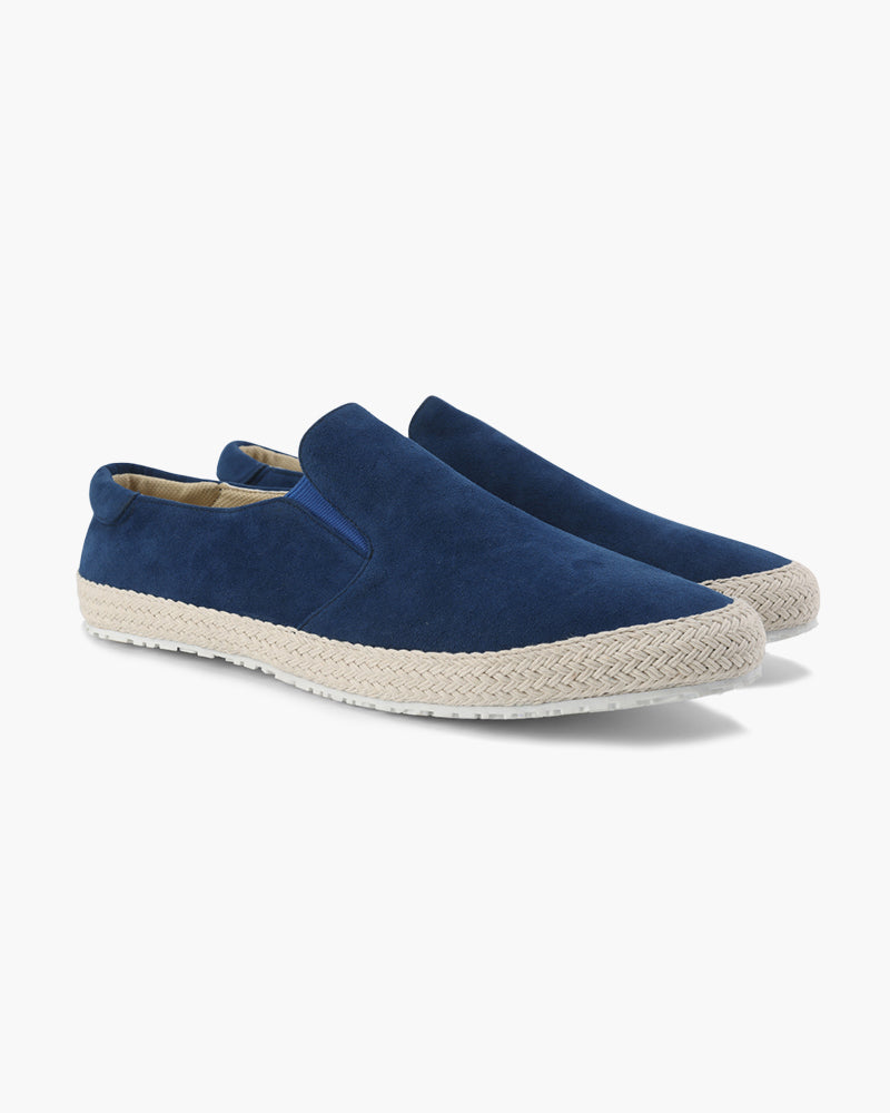 Suede City Shoes side profile gray suede Italian Design
