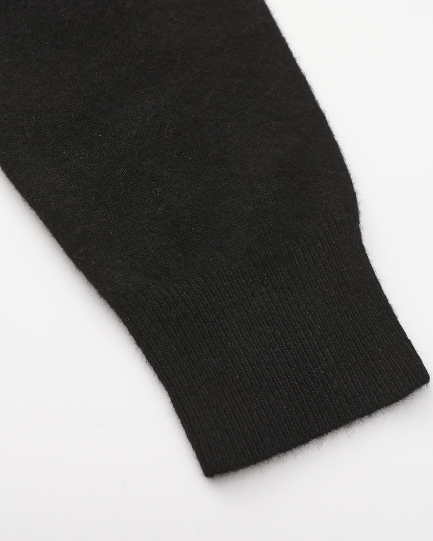 Foto da manga da Polo Veneza da Pianizzo em cashmere com gola clássica e malha refinada
