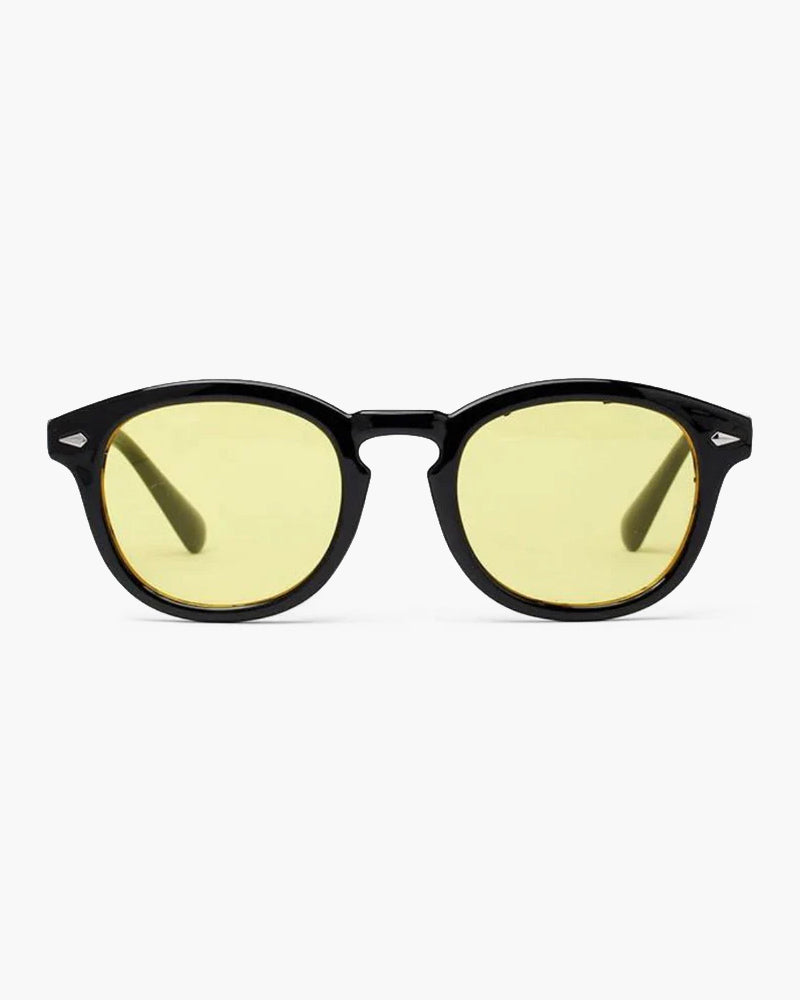 Old Money Tinted Glasses back view lila sunglasses Italian Design