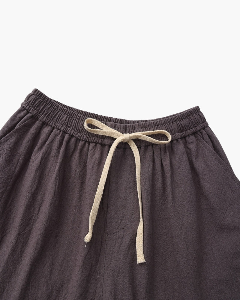 Lago Shorts fabric detail beige shorts Italian Design