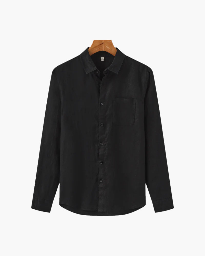 Foto da Camisa Amalfi da Pianizzo em linho com modelagem oversized casual