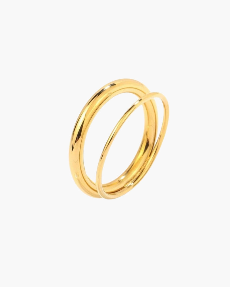 Infinity Band Ring front view jewelry Italian Design