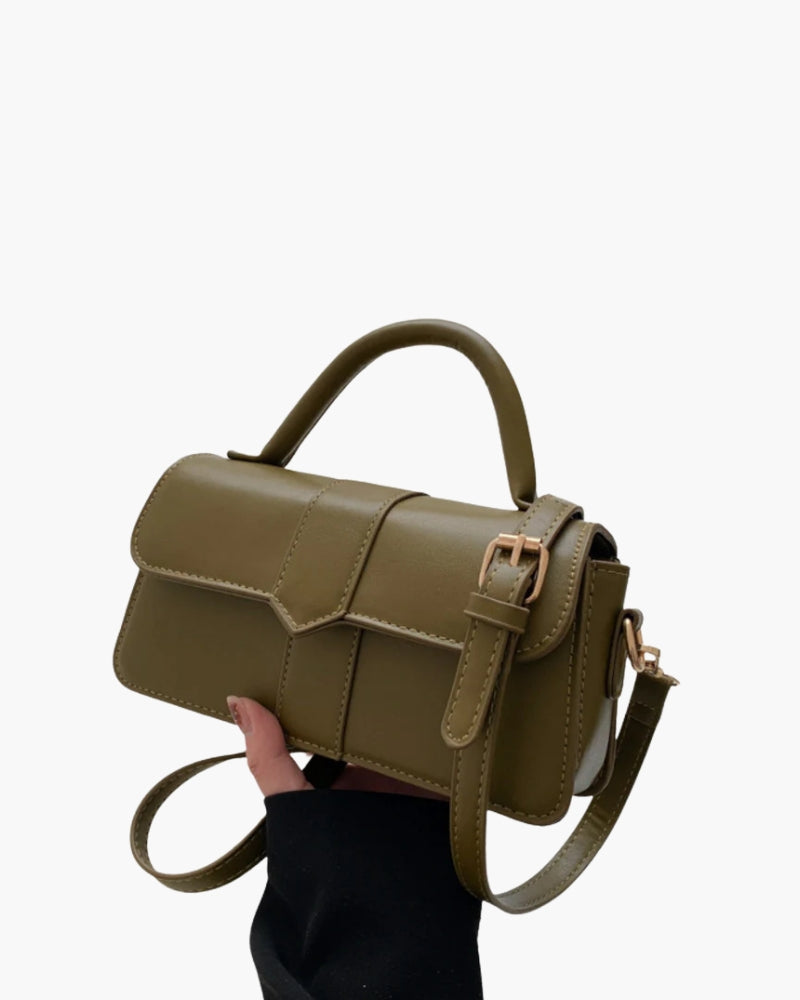 The Paris Handbag detail view brown bag Italian Design