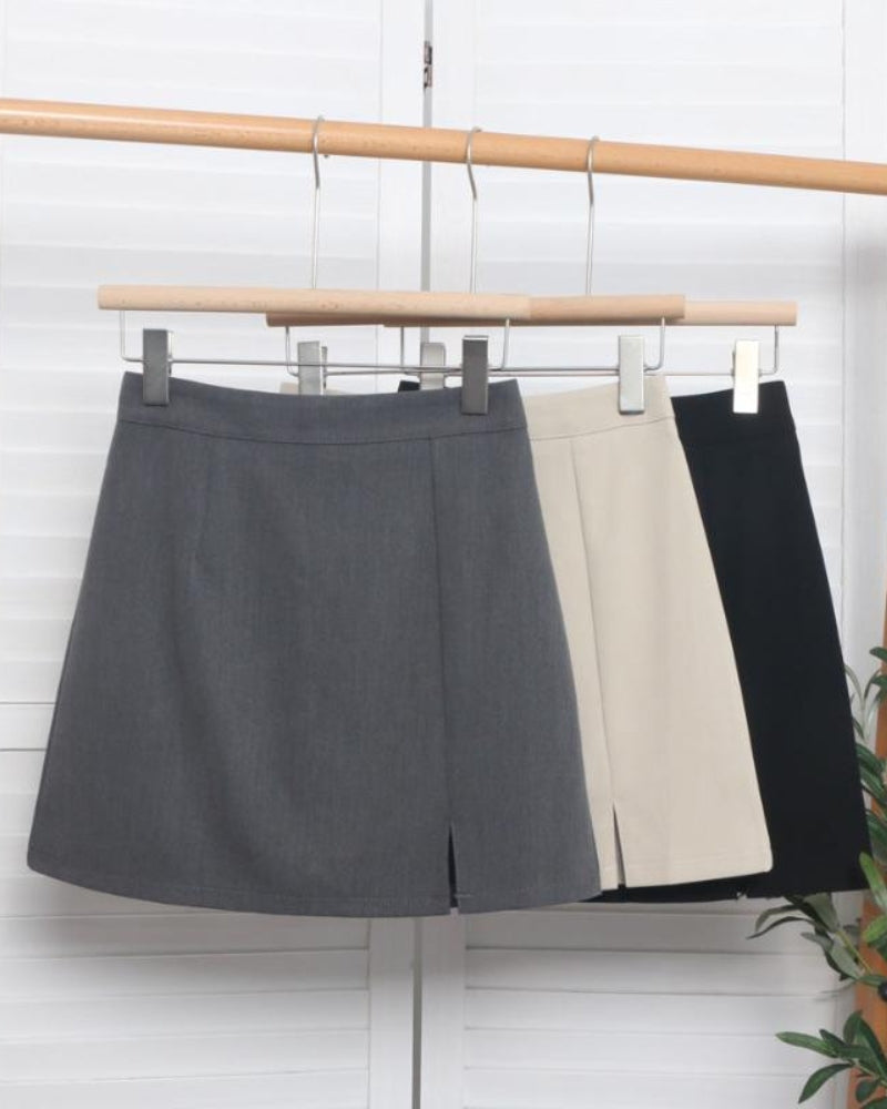 Oxford Straight Mini back view gray piece Italian Design