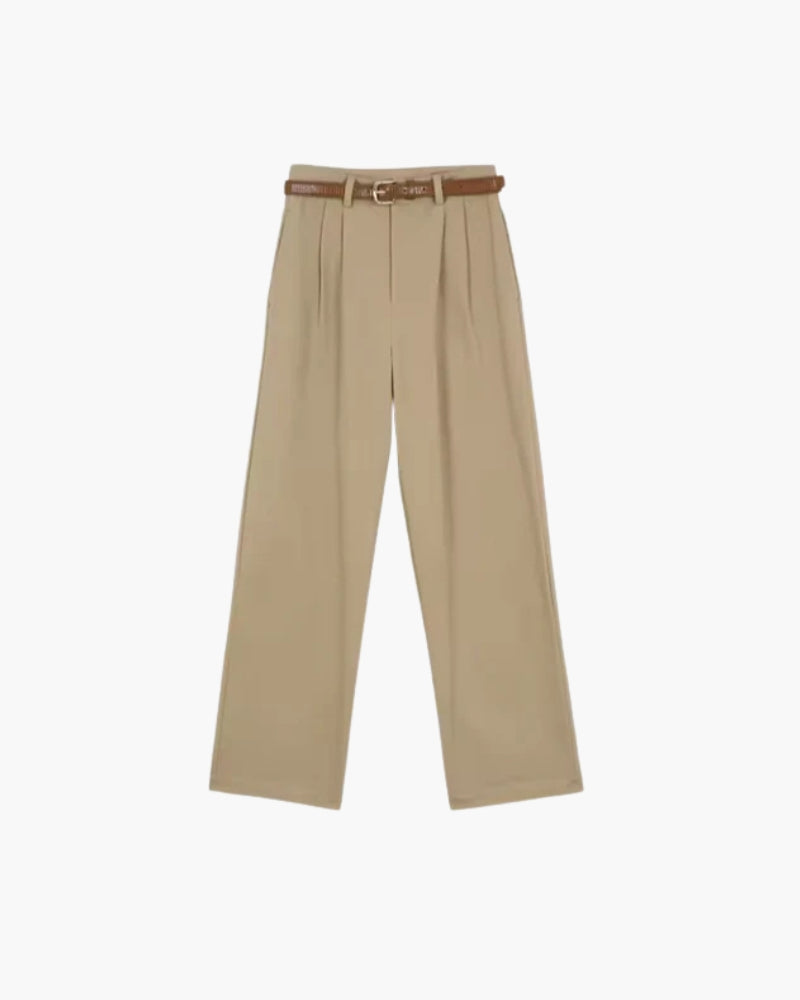Capri Pants editorial view khaki trouser Italian Design