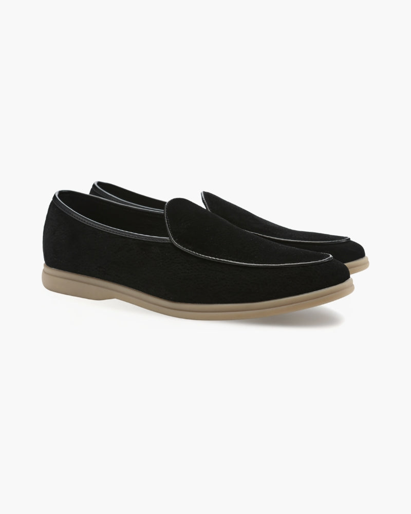 The Stirling Loafer studio view brown shoe Italian Design