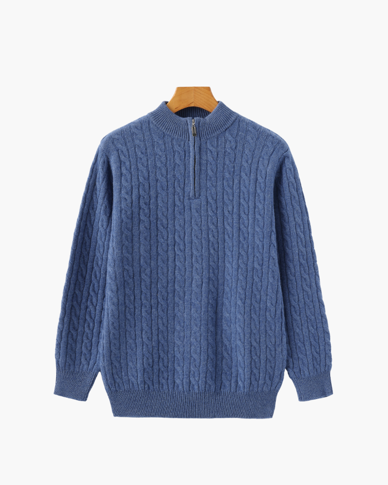 Winter Fit 4 - Premium Blue on-body view style edit Italian Design