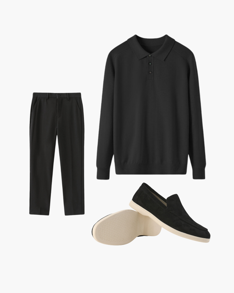 Winter Fit 1 - Stylish Dinner front view style edit Italian Design