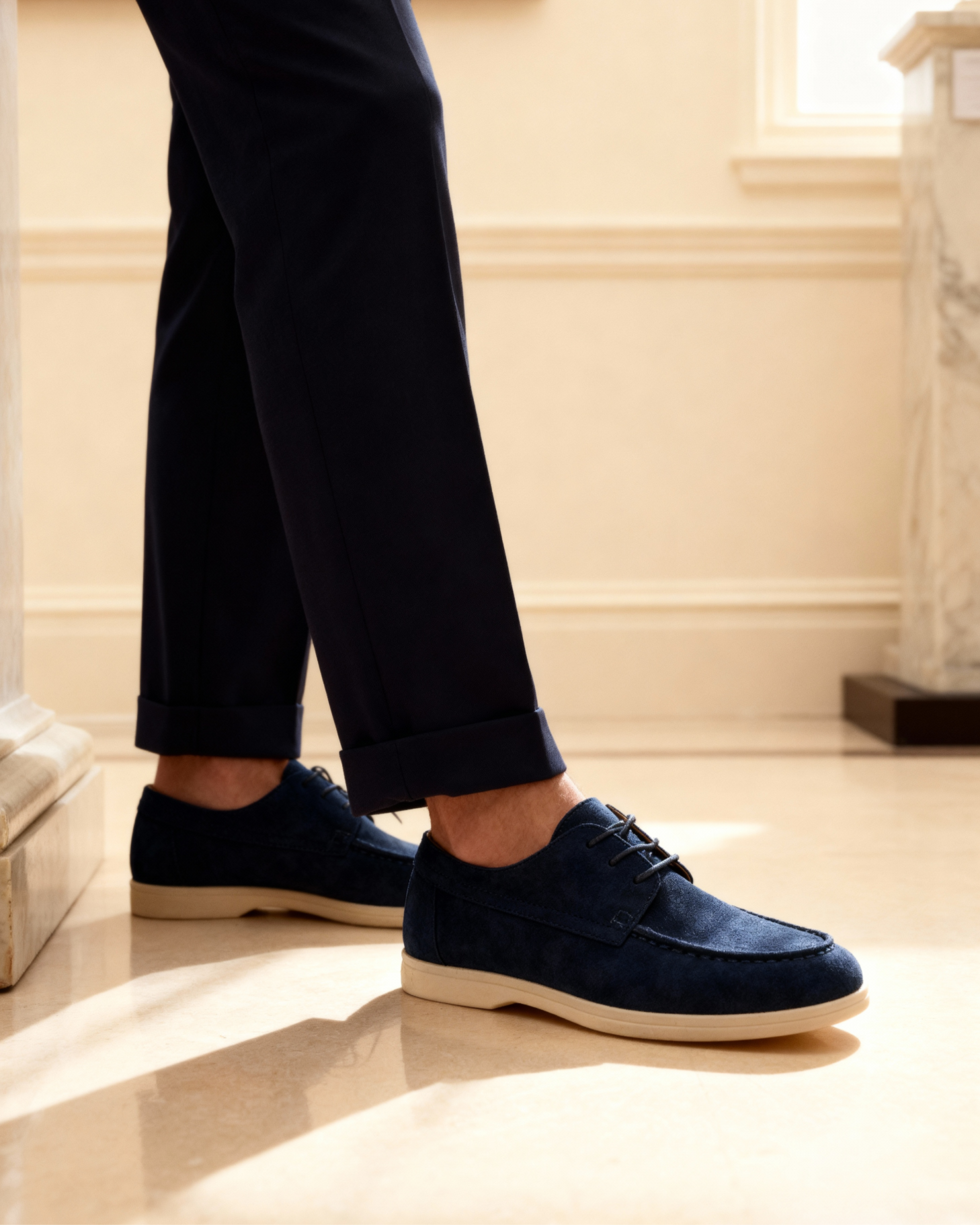 Premium Suede Lace Shoes alternate view 4 Italian Design Pianizzo