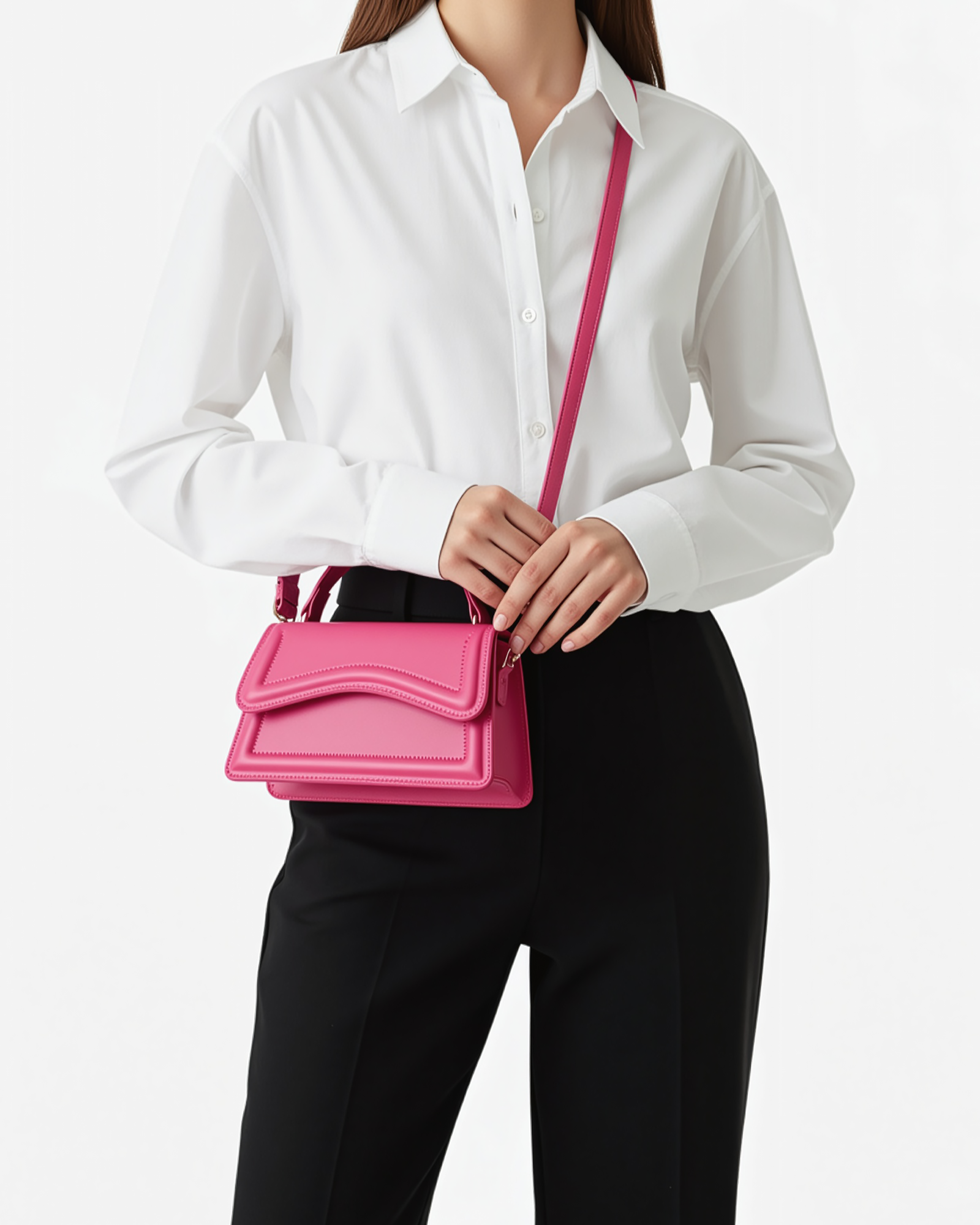 The Ibiza Handbag product view green bag Italian Design