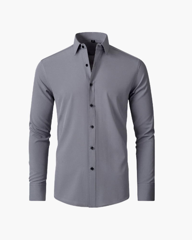 Parkview Full Sleeve Shirt detail view black shirt Italian Design
