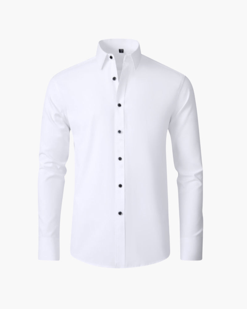 Parkview Full Sleeve Shirt back view navy shirt Italian Design