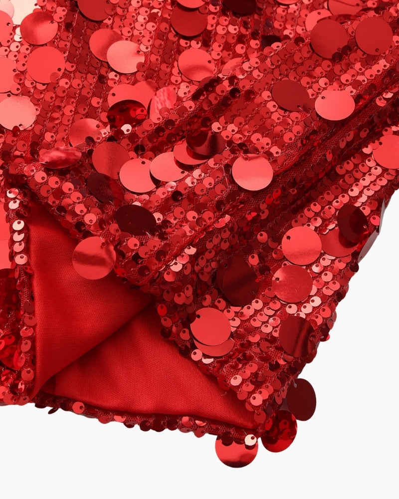 Sequin Party Mini Dress alternate view 1 Italian Design Pianizzo