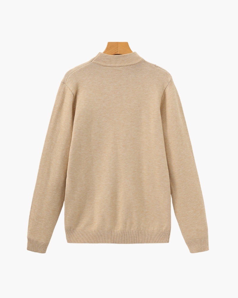 Essential Ribbed Mock Neck Sweater alternate view 1 Italian Design Pianizzo