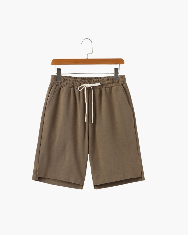 Ace Court Shorts detail view white shorts Italian Design