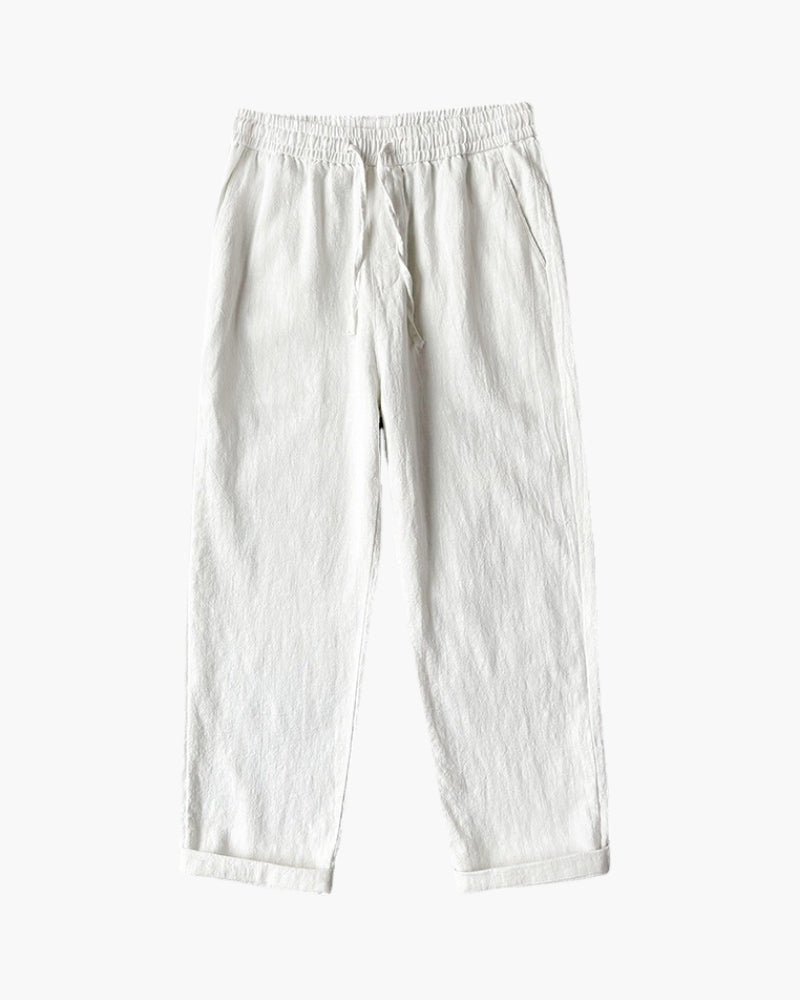 Resort Lounge Trousers front view black trouser Italian Design